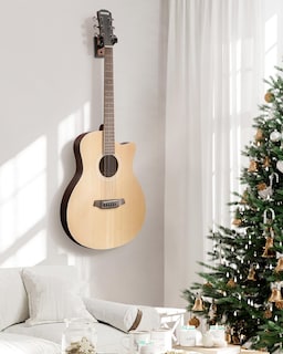 Foto 6 | Foto 6 | Soporte De Pared Para Guitarra Donner, Paquete De 3 Unidades, Color Nogal Negro - Venta Internacional.