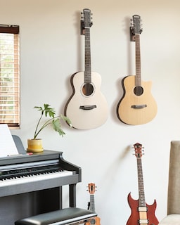 Foto 7 | Foto 7 | Soporte De Pared Para Guitarra Donner, Paquete De 3 Unidades, Color Nogal Negro - Venta Internacional.