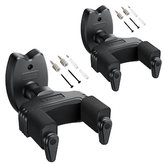 Foto 1 | Foto 1 | Soporte De Pared Para Guitarra, Paquete De 2 Unidades, Donner Auto Lock, Color Negro - Venta Internacional.