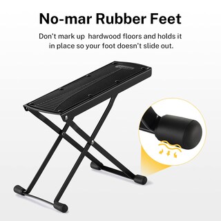 Foto 3 | Foto 3 | Taburete Para Guitarra Donner, Reposapiés Ajustable, Color Negro - Venta Internacional.