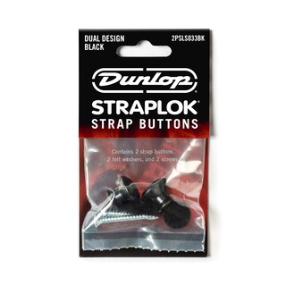 Foto 2 | Foto 2 | Juego De Botones Con Correa De Doble Diseño De Straplok Jim Dunlop Black - Venta Internacional.