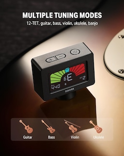 Foto 6 | Foto 6 | Afinador De Guitarra Donner Dt-10, Pantalla Lcd Magnética Con Clip, Color Negro - Venta Internacional.