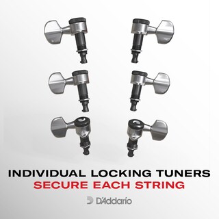 Foto 6 | Foto 6 | Máquinas De Afinar D'addario Auto-trim Locking 6 En Línea, Color Negro - Venta Internacional.