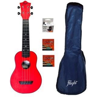 Foto 1 | Foto 1 | Ukelele Flight Tus35rdpak color Rojo con Funda