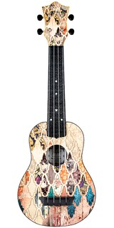 Foto 1 | Foto 1 | Ukelele Flight TUS-40 Granada Multicolor Soprano + Funda