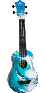 Foto 1 | Foto 1 | Ukelele Flight TUS-25 Surf Azul Soprano + Funda