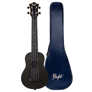 Foto 1 | Foto 1 | Ukulele Soprano Brazo Largo Flight Tusl35 Blk Funda