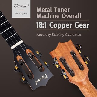 Foto 5 | Foto 5 | Ukelele Caramel Ct904 Ebony Tenor De 26 Pulgadas Con Pantalla Lcd Eléctrica Con Kit - Venta Internacional.