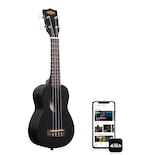 Ukelele Kala Brand Music Co. 4 Cuerdas Color Caoba Negro Con Aquila - Venta Internacional.