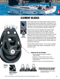 Foto 2 | Foto 2 | Bloque Para Velero Harken Premium, 45 Mm, Giratorio Único Con Becket - Venta Internacional.