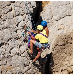 Foto 2 | Foto 2 | Cuerda Alpinismo 50m C/arnés De Seguridad Descensor  Eo Safe Imports Esi-18577 Azul