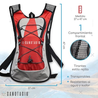 Foto 3 | Foto 3 | Canotagio Mochila De Hidratacion 2 L Color Roja