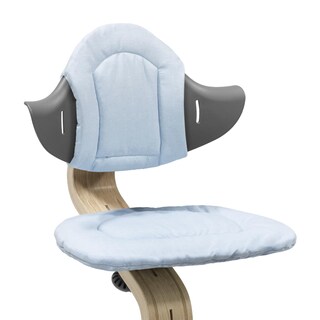 Foto 1 | Foto 1 | Cojín Stokke Nomi Gris Y Azul Reversible, Lavable A Máquina - Venta Internacional.