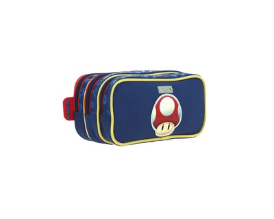 Foto 3 | Foto 3 | Lapicera Unitalla Escolar Chenson Mario Bros Azul Triple Compartimento