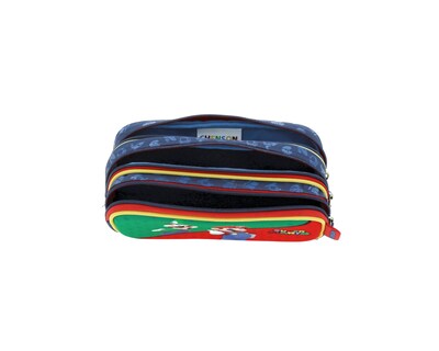 Foto 7 | Foto 7 | Lapicera Unitalla Escolar Chenson Mario Bros Azul Triple Compartimento