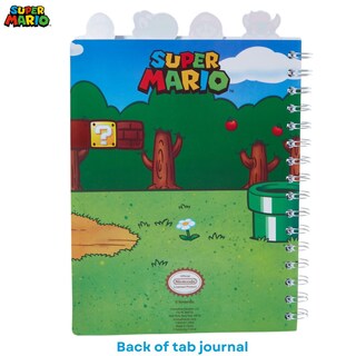 Foto 6 | Foto 6 | Cuaderno Con Diseños Innovadores Super Mario Bros Tab Journal - Venta Internacional.