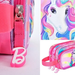 Foto 5 | Foto 5 | Lapicera Estuche Escolar Barbie Unicornio Brb014-pc059a