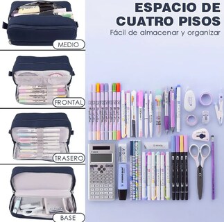 Foto 2 | Foto 2 | Xtellar Organizador De Lapicera Premium De Gran Capacidad Y Multifuncional