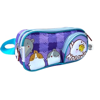 Foto 1 | Foto 1 | Lapicera Estuche Escolar Infantil Con Doble Compartimiento Licencia Molang Color Morado