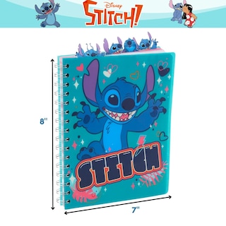 Foto 4 | Foto 4 | Set De Cuadernos Con Diseños Innovadores Disney Stitch Tab Journal - Venta Internacional.