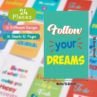 Foto 2 | Foto 2 | Minicuadernos Coloridos Zonon, 24 Unidades, Regalos A Granel, 8 X 12,5 Cm - Venta Internacional.
