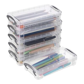 Foto 1 | Foto 1 | Caja De Lápices Btsky De Plástico Transparente De Gran Capacidad (paquete De 6) - Venta Internacional.