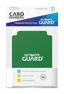 Foto 2 | Foto 2 | Separador De Cartas Ultimate Guard Ultimate Guard (paquete De 10), Verde - Venta Internacional.