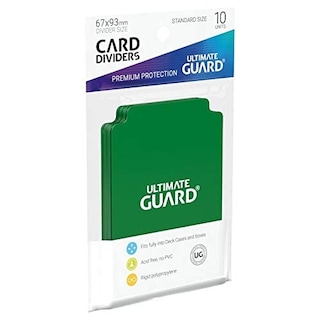 Foto 3 | Foto 3 | Separador De Cartas Ultimate Guard Ultimate Guard (paquete De 10), Verde - Venta Internacional.