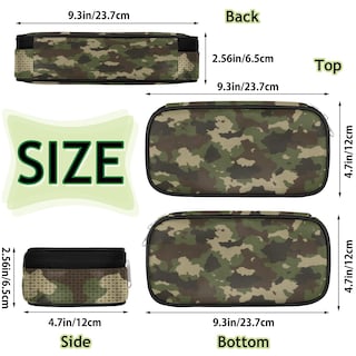 Foto 3 | Foto 3 | Estuche Para Lápices Pardick Green Camouflage De Gran Capacidad Para Todas Las Edades - Venta Internacional.