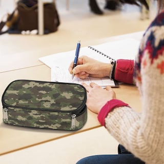 Foto 6 | Foto 6 | Estuche Para Lápices Pardick Green Camouflage De Gran Capacidad Para Todas Las Edades - Venta Internacional.