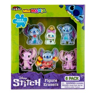 Foto 1 | Foto 1 | Borradores Pequeños Para Figuras Stitch Surprise, Paquete De 6, De Regreso A Clases - Venta Internacional.