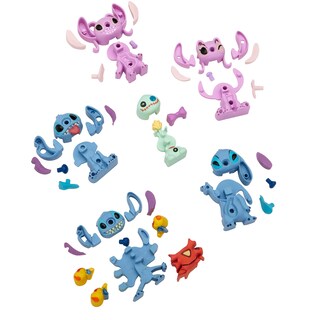 Foto 2 | Foto 2 | Borradores Pequeños Para Figuras Stitch Surprise, Paquete De 6, De Regreso A Clases - Venta Internacional.