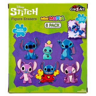 Foto 3 | Foto 3 | Borradores Pequeños Para Figuras Stitch Surprise, Paquete De 6, De Regreso A Clases - Venta Internacional.