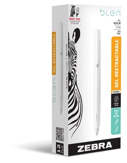 Foto 1 | Foto 1 | Bolígrafo De Gel Zebra Pen Blen Retráctil De 0,7 Mm, Tinta Negra, Paquete De 12 - Venta Internacional.