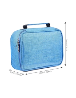Foto 4 | Foto 4 | Estuche Para Lapices 72 Ranuras Organizado Azul + Gratis Termo Güish De Regalo
