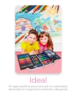Foto 4 | Foto 4 | Kit De Dibujo Profesional Lápices Plumones De Arte Acuarela