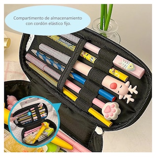 Foto 5 | Foto 5 | Estuche Organizadora para Lapices Negra