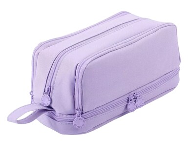 Foto 1 | Foto 1 | Lapicera 4 Capas De Gran Capacidad Estuche Organizador Violeta