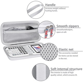 Foto 6 | Foto 6 | Estuche De Almacenamiento Khanka Para Texas Instruments Ti-84 Python/ti-83 - Venta Internacional.
