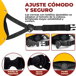 Foto 3 | Foto 3 | Casco Ajustable Protector Para Escalada Color Amarillo
