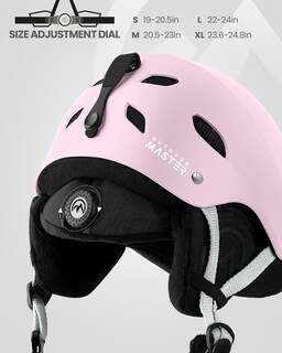 Foto 3 | Foto 3 | Casco De Esquí Outdoormaster Kelvin Para Hombres, Mujeres Y Jóvenes - Rosa - Venta Internacional.