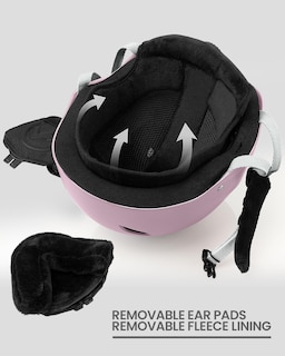 Foto 5 | Foto 5 | Casco De Esquí Outdoormaster Kelvin Para Hombres, Mujeres Y Jóvenes - Rosa - Venta Internacional.