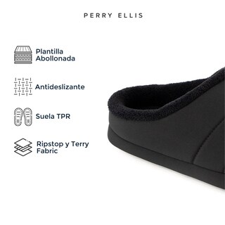 Foto 4 | Foto 4 | Pantufla Perry Ellis Diens Color Negro Para Hombre