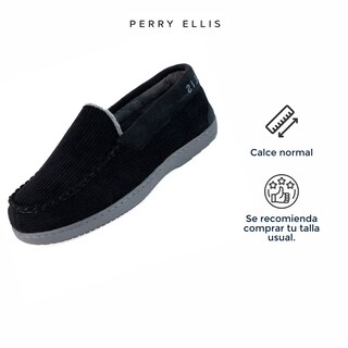 Foto 3 | Foto 3 | Pantufla Perry Ellis Keon Color Negro Para Hombre