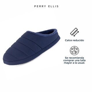 Foto 3 | Foto 3 | Pantufla Perry Ellis Diens Color Azul Marino Para Hombre
