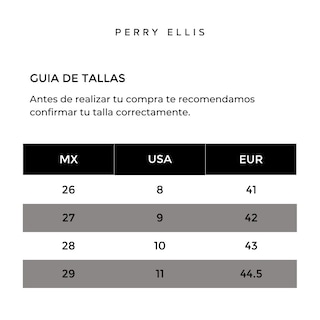 Foto 5 | Foto 5 | Pantufla Perry Ellis Diens Color Azul Marino Para Hombre