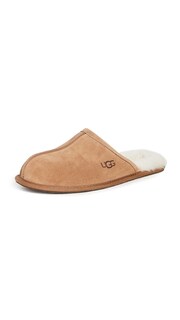 Foto 1 | Foto 1 | Zapatillas Ugg Scuff Para Hombre, Piel De Plena Flor, Color Castaño, Talla 14 - Venta Internacional.