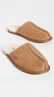 Foto 2 | Foto 2 | Slipper Ugg Scuff Para Hombre, Piel De Plena Flor, Color Castaño - Venta Internacional.