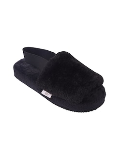 Foto 1 | Foto 1 | Pantuflas para Mujer Erizo Clothing de Plataforma Negras