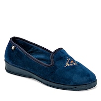 Pantuflas Mora Confort 124671-e Azul Marino para Mujer